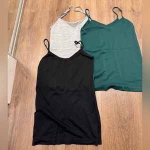 Trio of tank tops